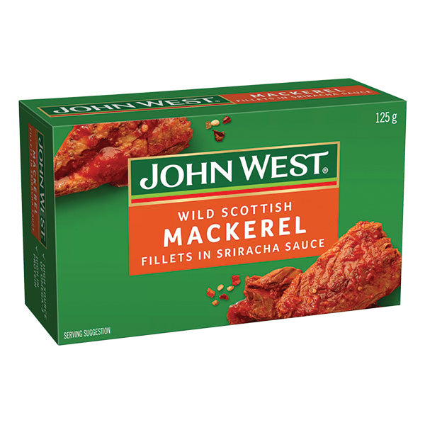 John West Mackerel Fillets in Sriracha Sauce 125g