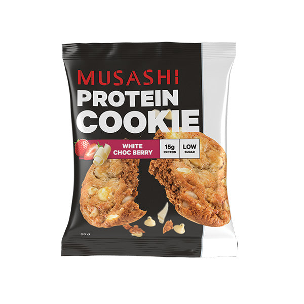 Musashi Protein Cookie with White Choc Berry 58g