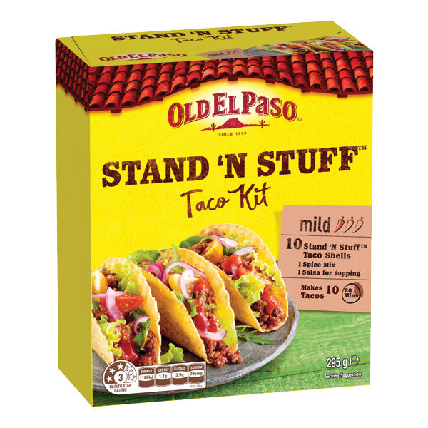 Old El Paso Stand N Stuff Taco Kit 295g