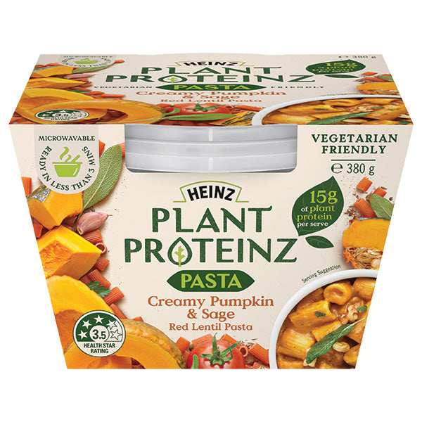 Heinz Plant Proteinz Pumpkin Sage Pasta Meal 380g