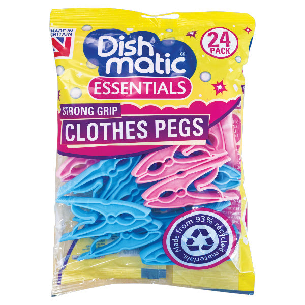 Dishmatic Essentials Peg 24pk