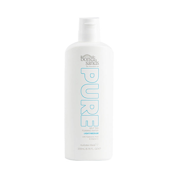 Bondi Sands Pure Self Tan Foaming Water Light/Medium 200ml