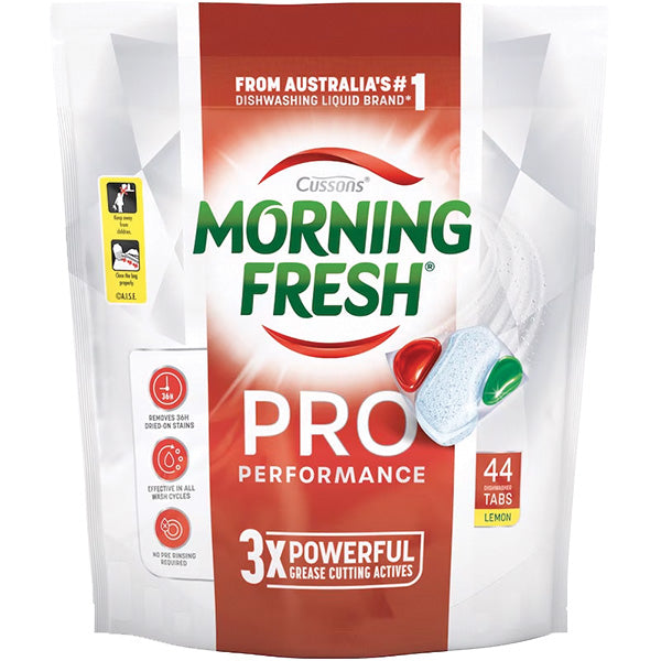 Morning Fresh Dish Tablets Pro Performance 3x Powerful 44pk