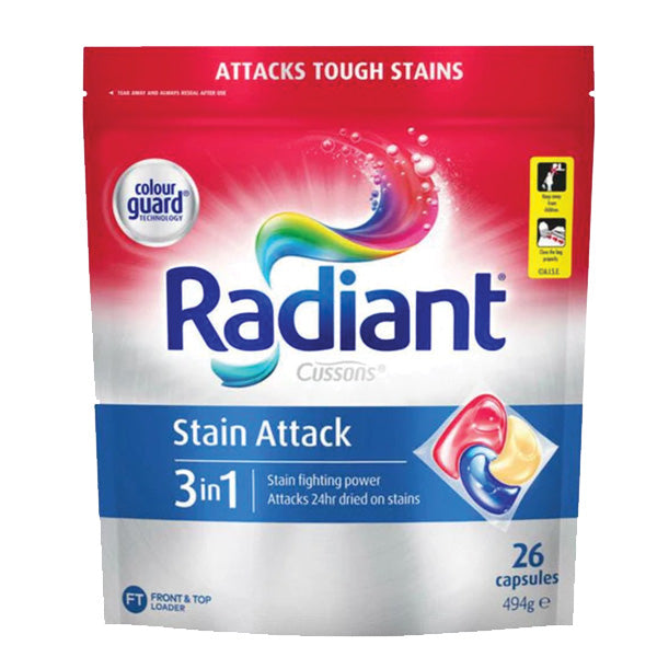 Radiant Stain Attack Caps 26-Pack