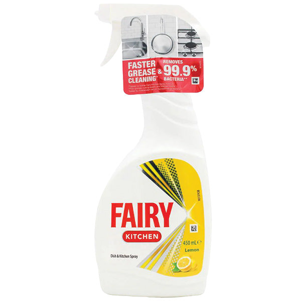 Fairy Dishwash & Kitchen Spray Lemon 450ml