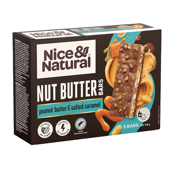 Nice & Natural Nut Butter Salted Caramel 5-Pack