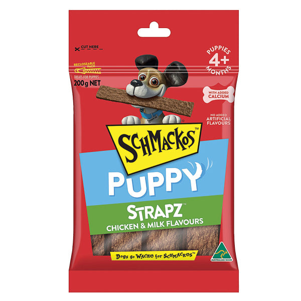 Schmackos Strapz Chicken & Milk 200g