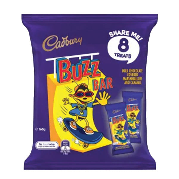 Cadbury Buzz Bar Share Pack 160g