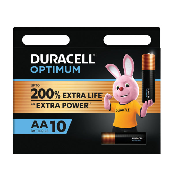 Duracell Optimum AA Batteries 10pk