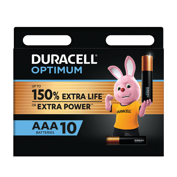 Duracell Optimum AAA Batteries 10pk