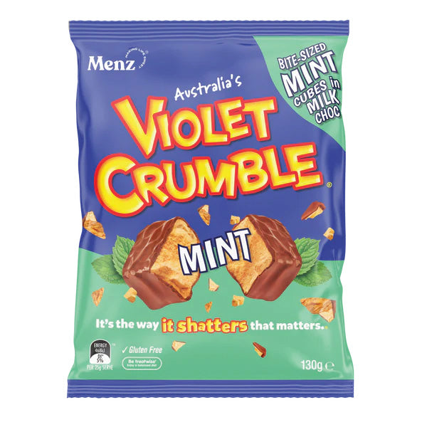 Violet Crumble Peppermint Cubes 130g