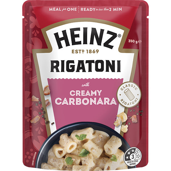Heinz Pasta Rigatoni Carbonara 350g