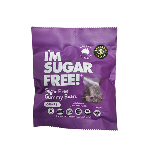 I'm Sugar Free Gummy Bear 50g Varieties