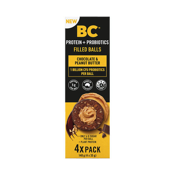 BC Protein + Probiotics Balls 4pk Varieties