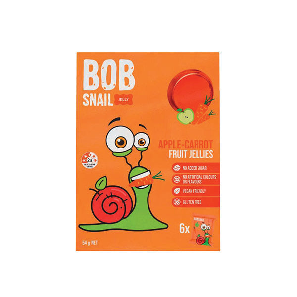 Bob Snail Jelly Roll Up Apple Carrot Chia 6pk