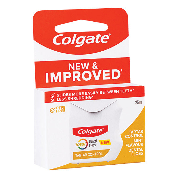 Colgate Dental Floss Tartar Control Mint 25m