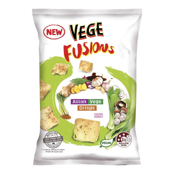 Vege Fusions Asian Vege Crisps 60g