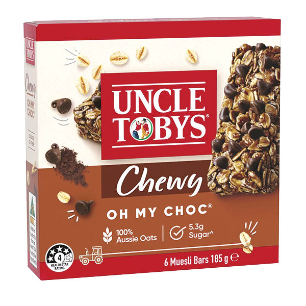 Uncle Toby's Chewy Choc 6-Pack