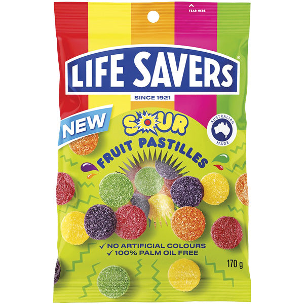 Lifesavers Sour Fruit Pastilles 170g