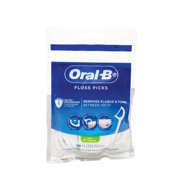 Oral B Floss Picks Mint 30PK