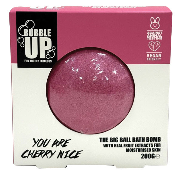 Bubble Up Big Ball Bath Bomb Cherry