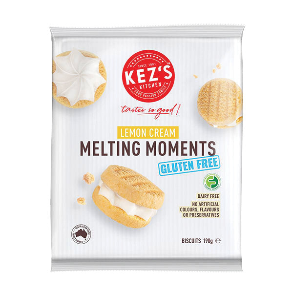 Kez's Kitchen Gluten Free Melting Moments 190g