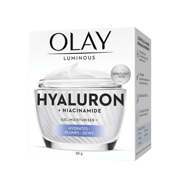 Olay Luminous Hyaluron + Niacinamide Gel Moisturiser 50g
