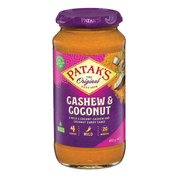 Patak's Cashew & Coconut Simmer Sauce 450g
