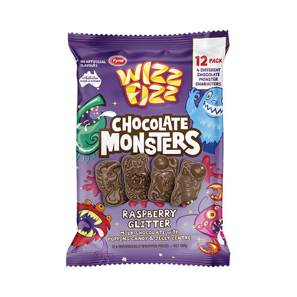 Wizz Fizz Choc Monsters 12-Pack Variety's
