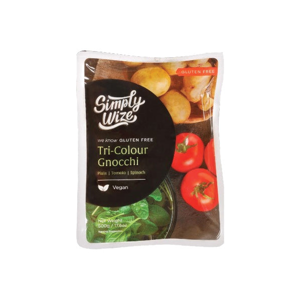 Simply Wize Tri-Colour Gnocchi Gluten Free 500g