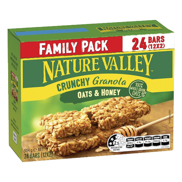 Nature Valley Crunchy Granola Oats & Honey 12pk