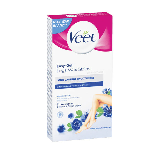 Veet Wax Strips with Almond Oil 20PK