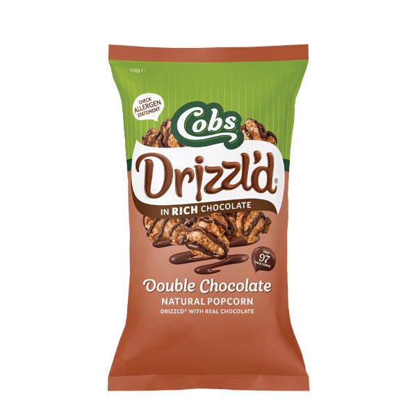 Cobs Drizzl'd Dark Chocolate Popcorn 118g