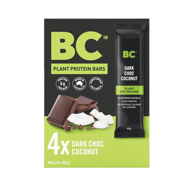 BC Plant Protein Dark Choc Coconut 4-Pack