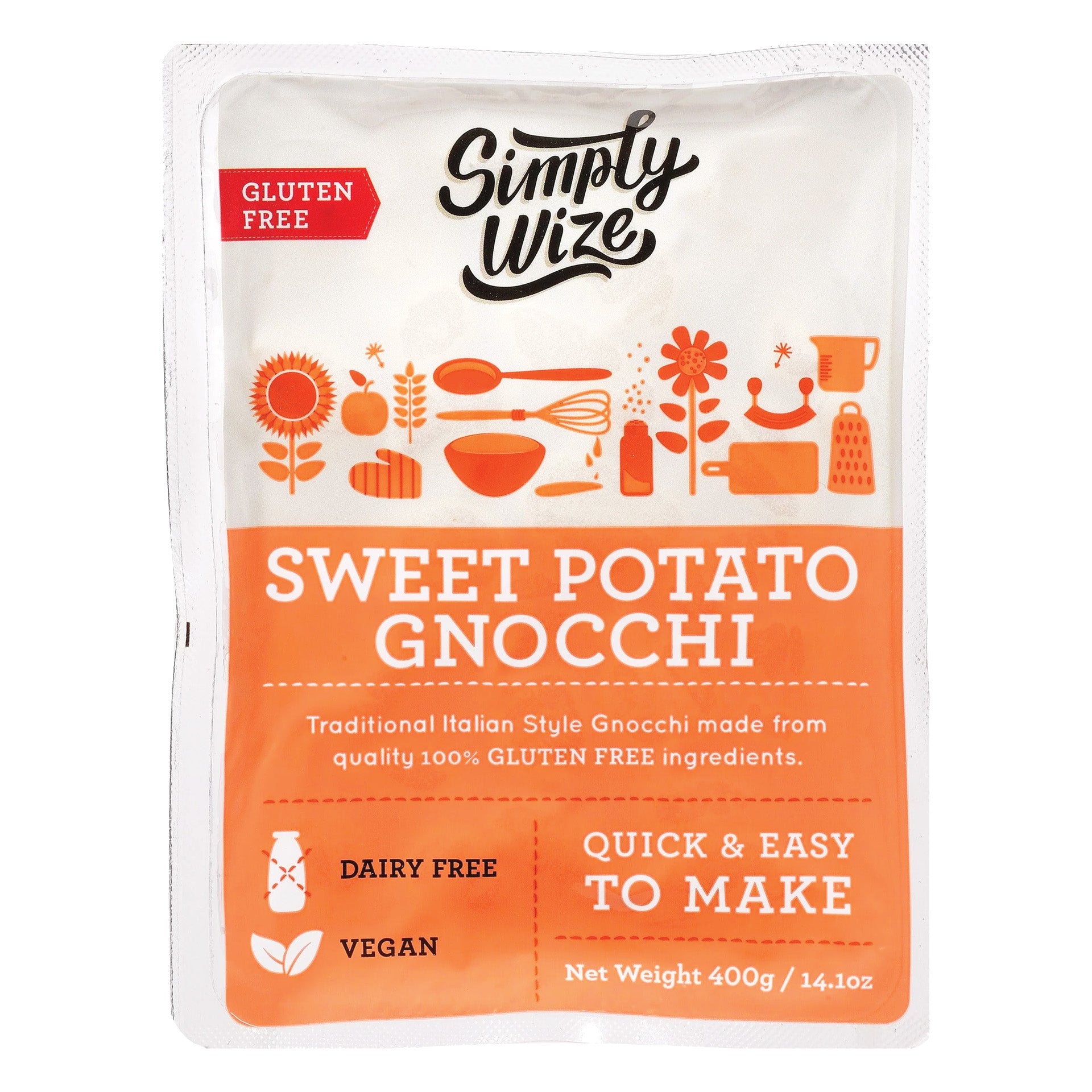 Simply Wize Gluten Free Sweet Potato Gnocchi 400g