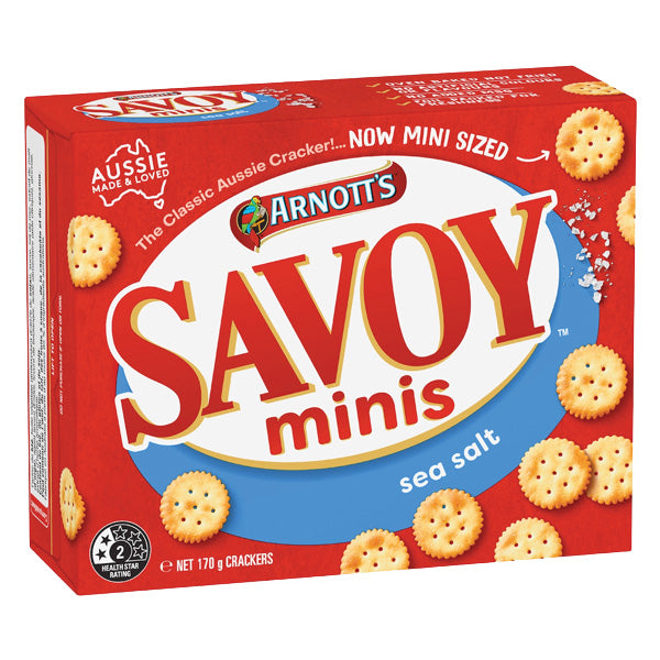 Arnott's Savoy Mini's Sea Salt 170g