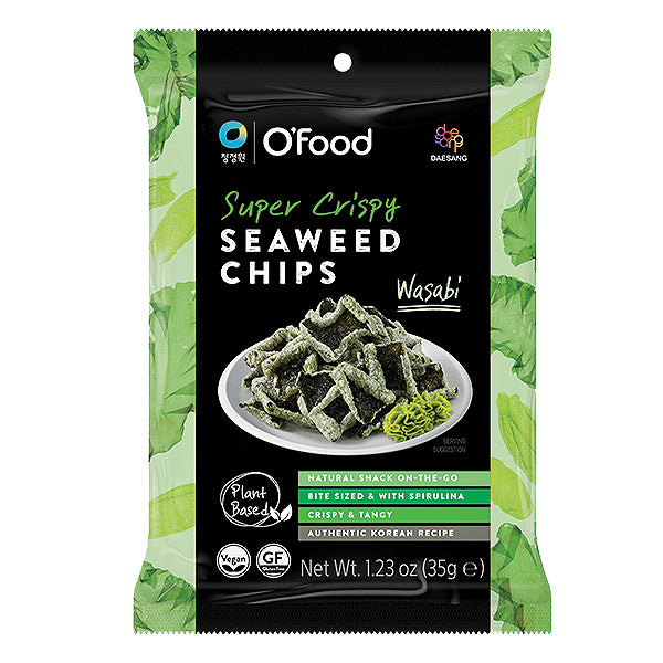 O'Food Seaweed Chips Wasabi 35g