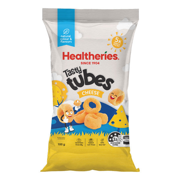 Healtheries Tasty Tubes Cheese 100g