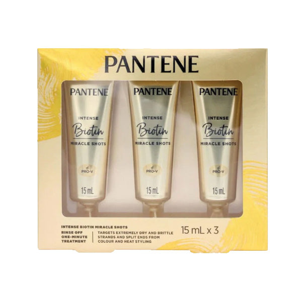 Pantene Intense Biotin Miracle Shots 15ml 3pk