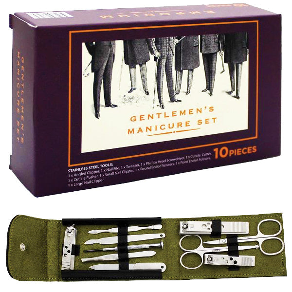 Gentlemen's Manicure 10PC set