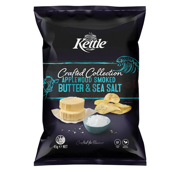 Kettle Applewood Smoked Butter & Sea Salt 45g