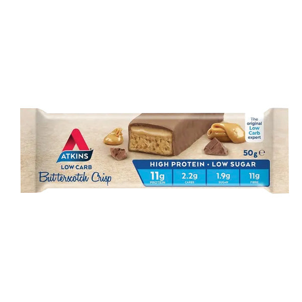 Atkins Butterscotch Crips Bar 50g