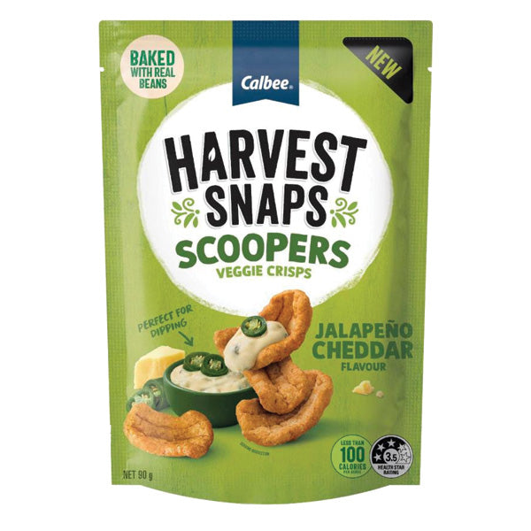 Harvest Snaps Scoopers Jalapeno Cheddar 90g