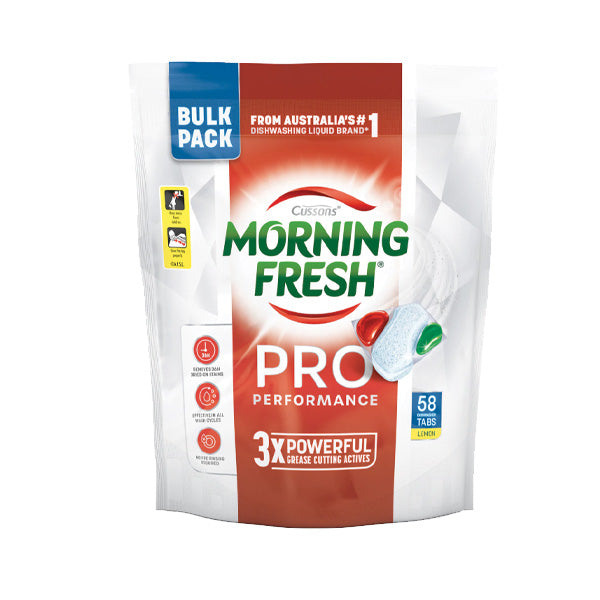 Morning Fresh Dishwasher Tabs Pro Performance Lemon 58pk