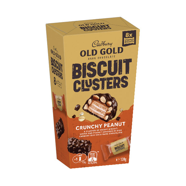 Cadbury Old Gold Peanut Clusters 120g