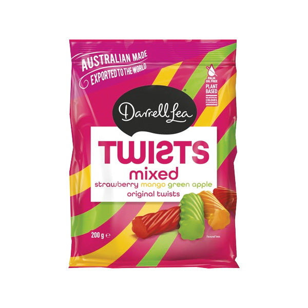 Darrell Lea Mixed Twists 200g