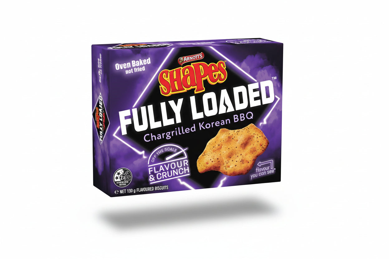 Arnott's Shapes Fully Loaded Korean BBQ 130g