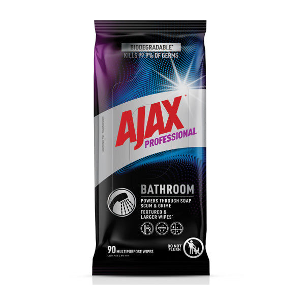 Ajax Professional Bathroom Wipes 90pk