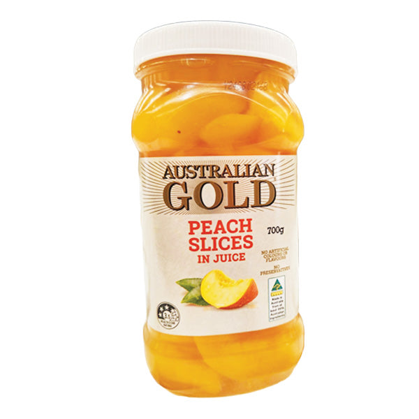 Aussie Gold Peaches Sliced in Natural Juice 700g