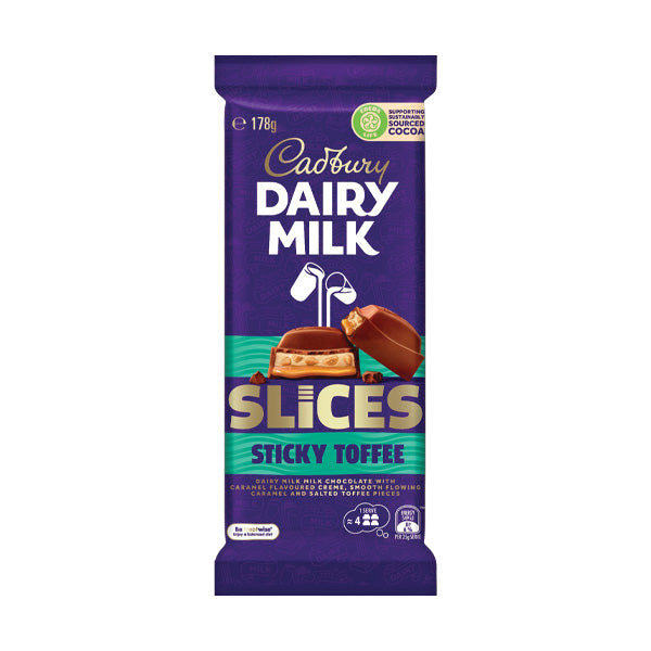 Cadbury Dairy Milk Sticky Toffee Block 178g
